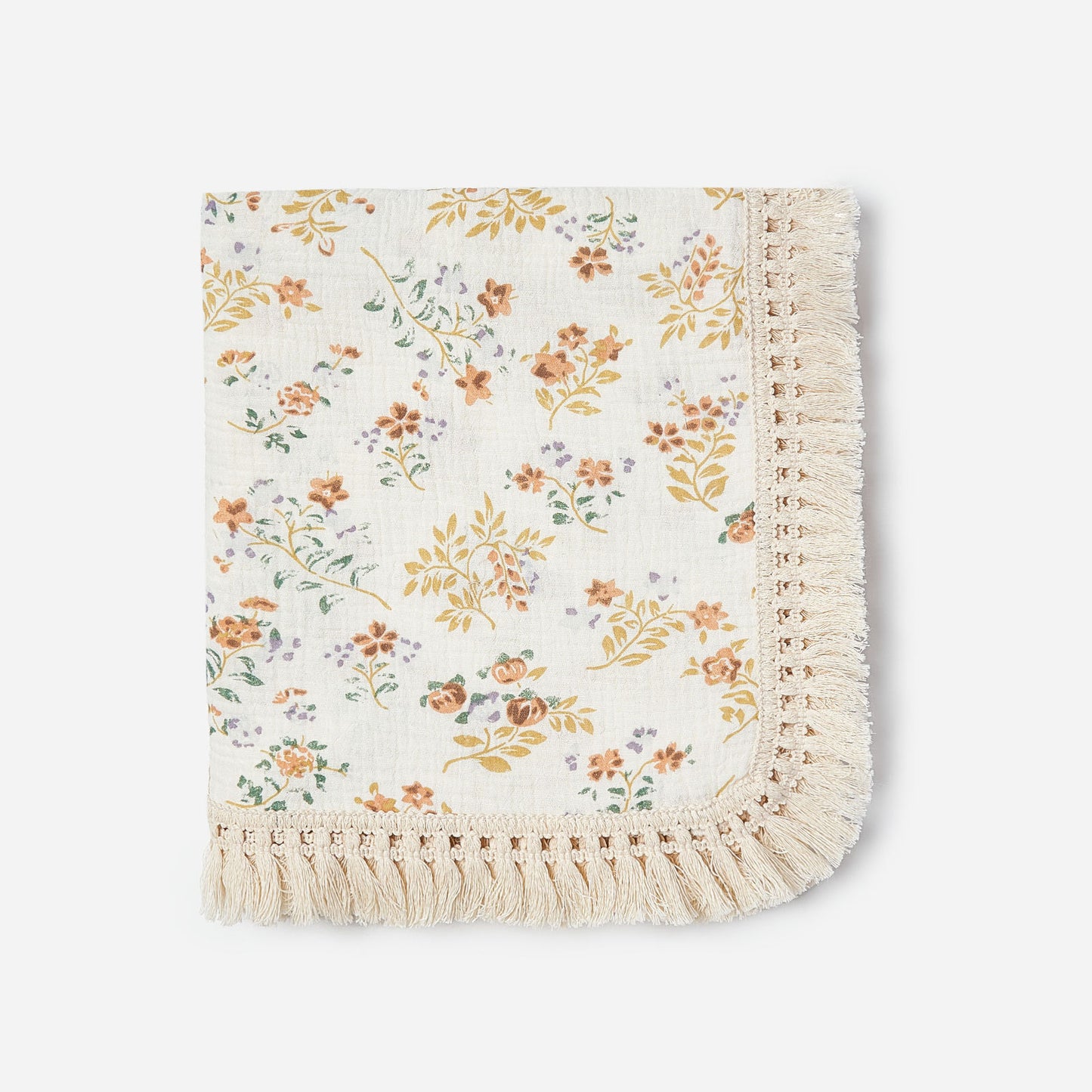 Cool Summer Cotton Tassel Blanket