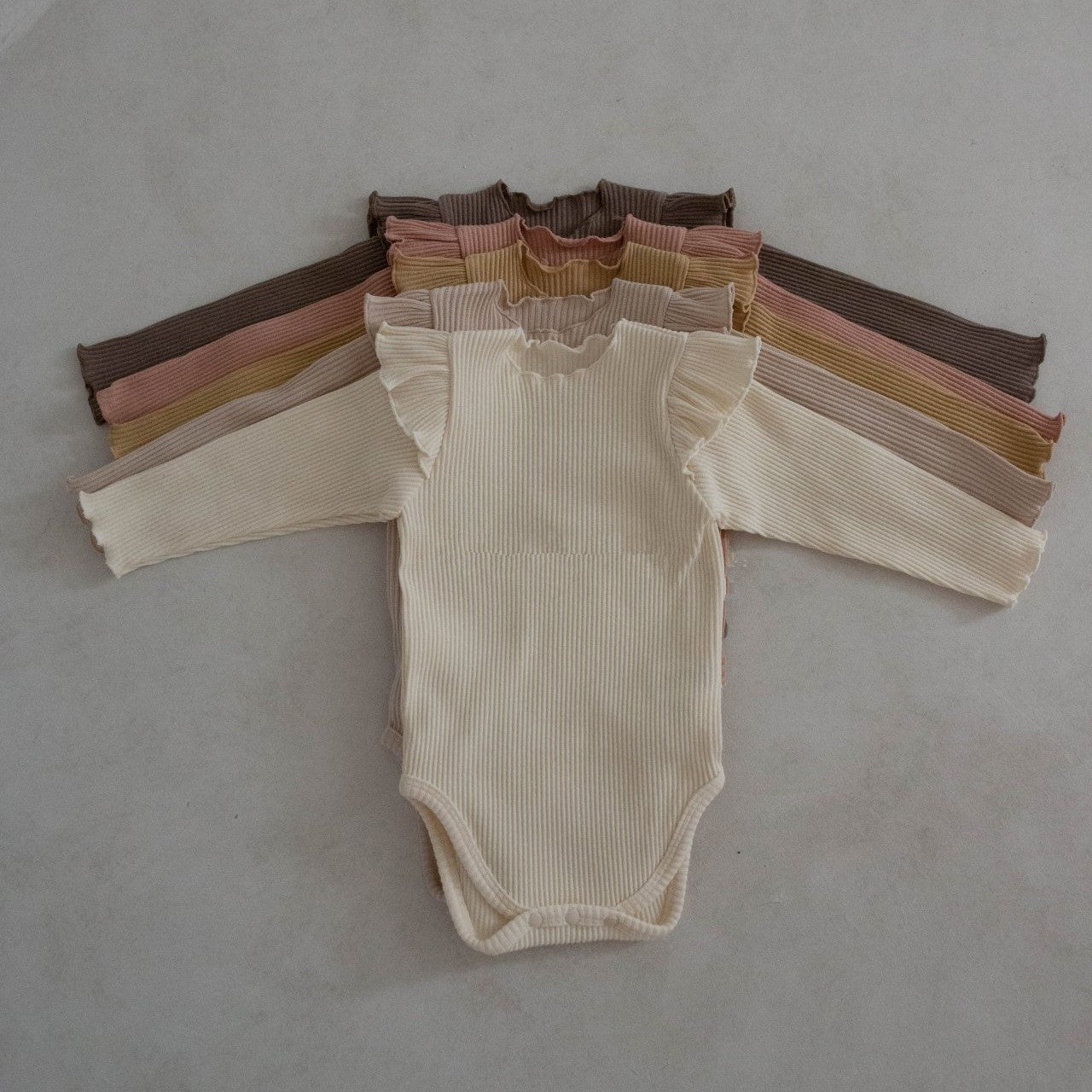 Cotton Fly Sleeve Romper