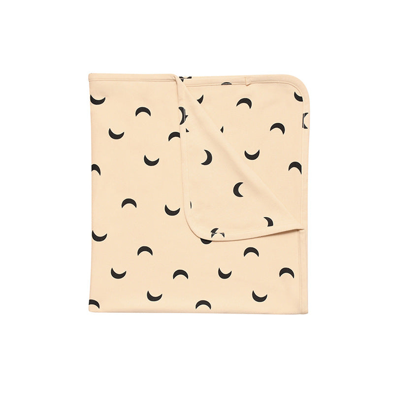 Fruits and Moon Newborn Soft Stretchy Cotton Blanket