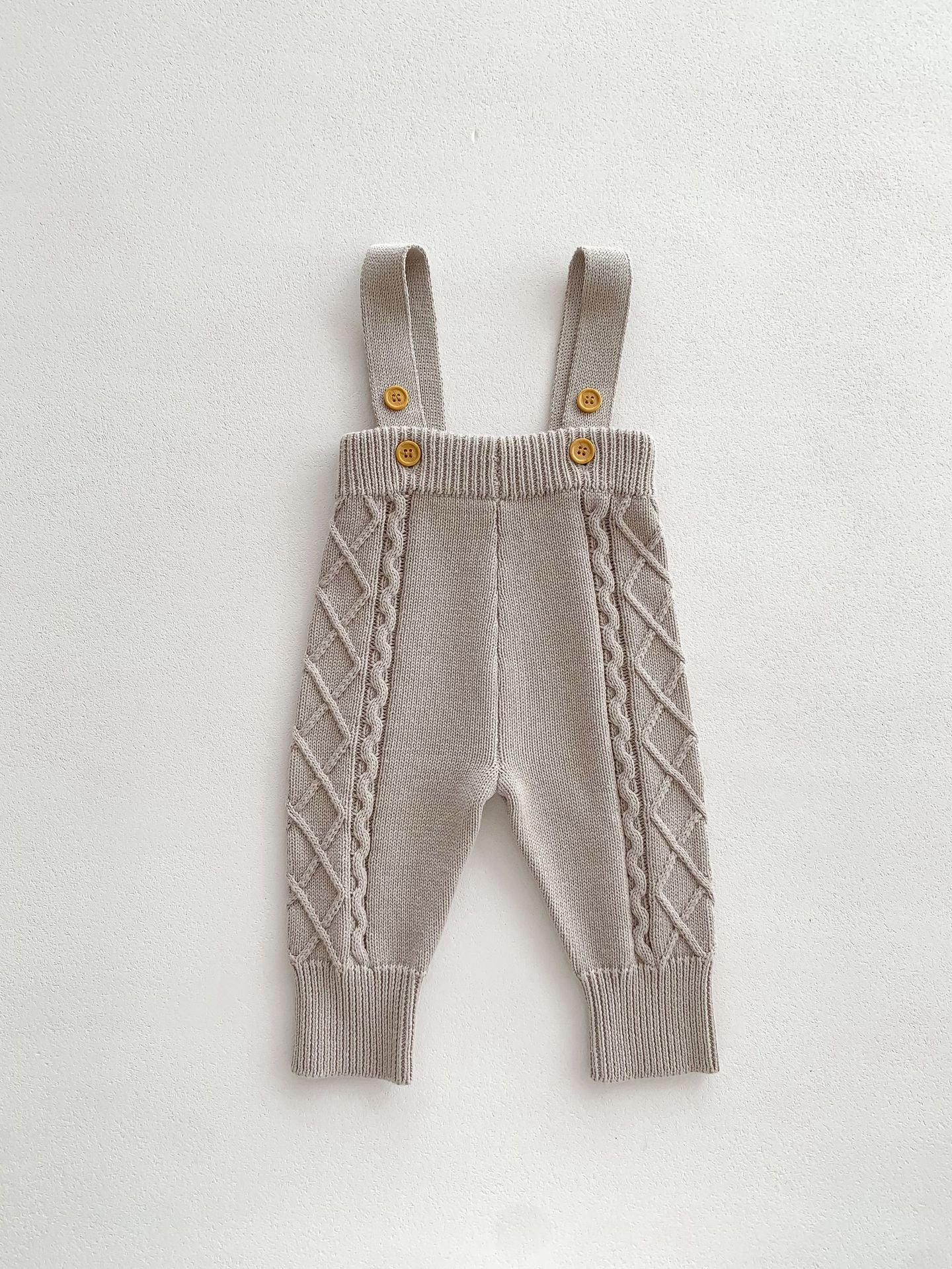 Cotton Knit Baby Overall and/or Sweater