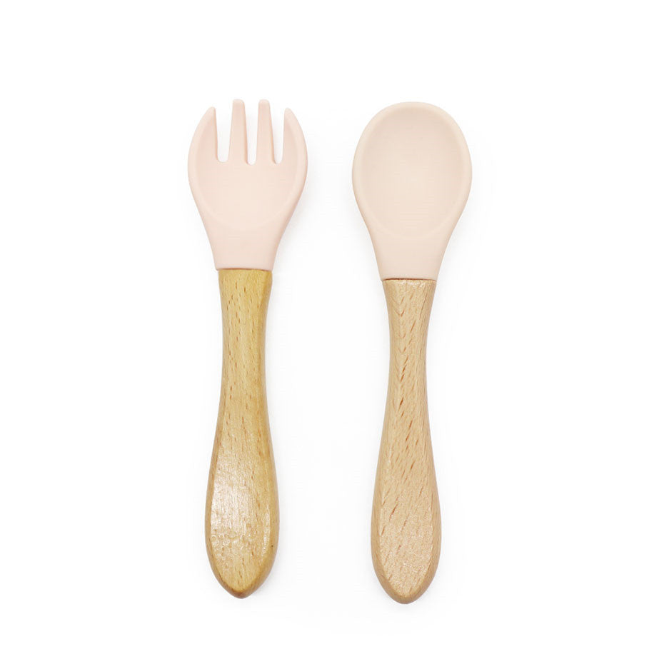 Bamboo Baby Fork and Spoon Set