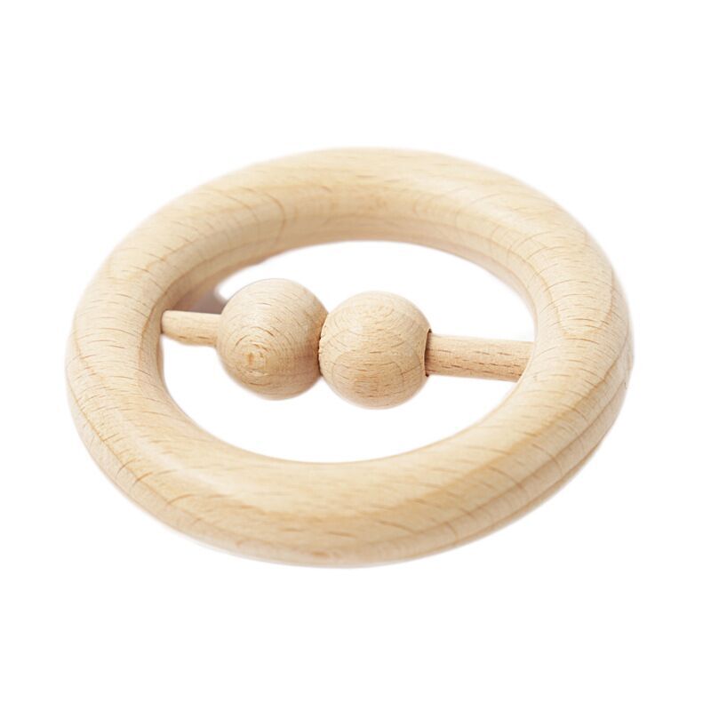 Ecofriendly Beech Wood Baby Rattle