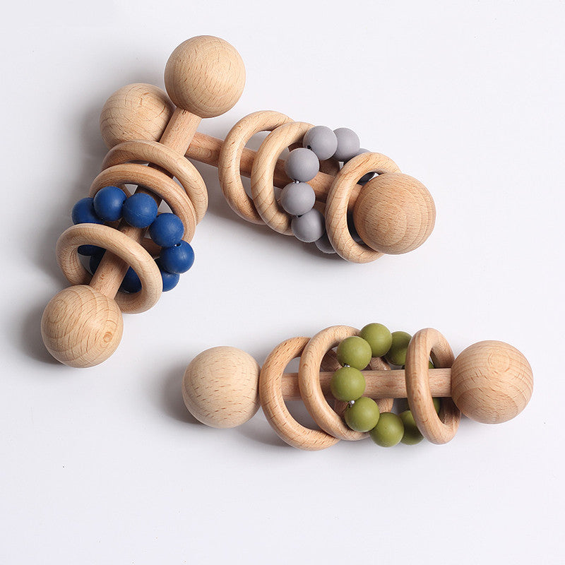 Newborn Baby Beech Wood Rattle