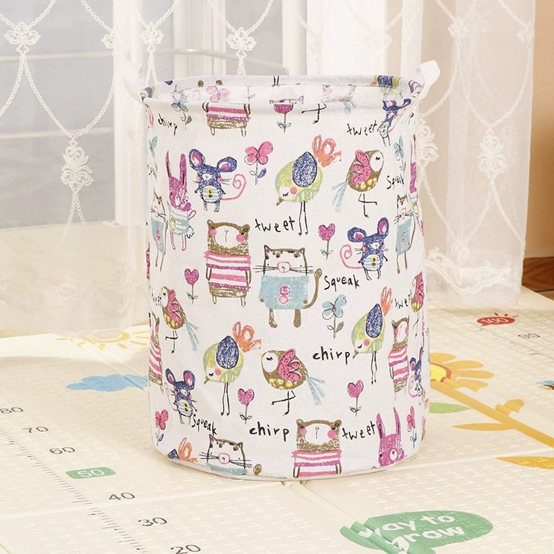 Folding Cotton Laundry | Storage Basket