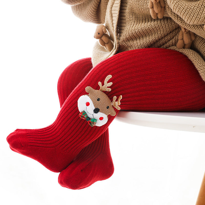Christmas Cotton Baby Leggings