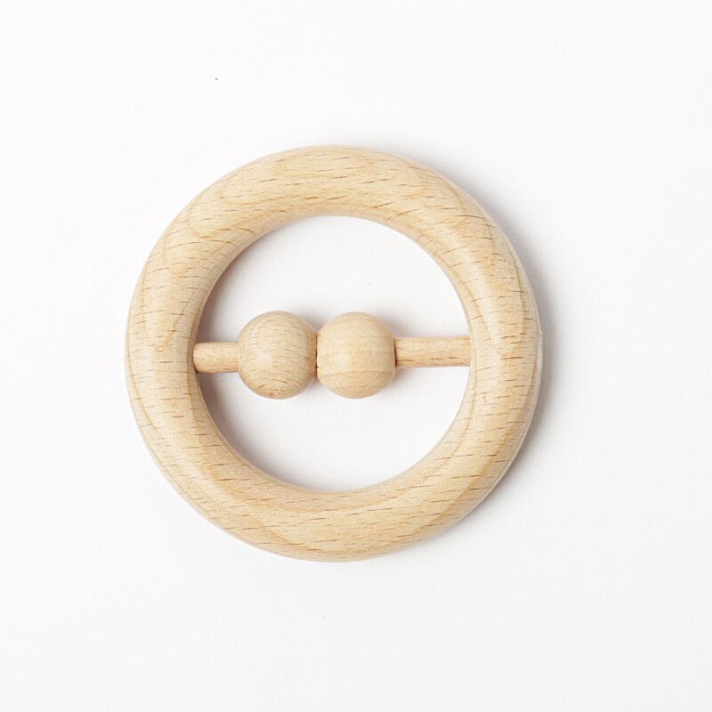Ecofriendly Beech Wood Baby Rattle