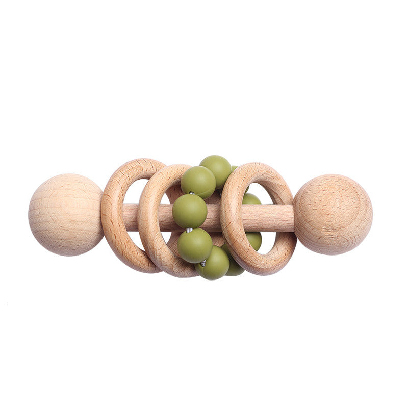 Newborn Baby Beech Wood Rattle