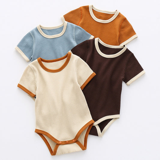 Summer Ribbed Cotton Onesie (3 colors)