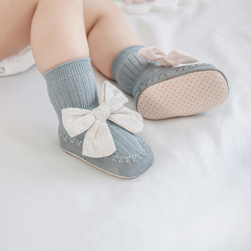 Baby Bow Sock Shoes