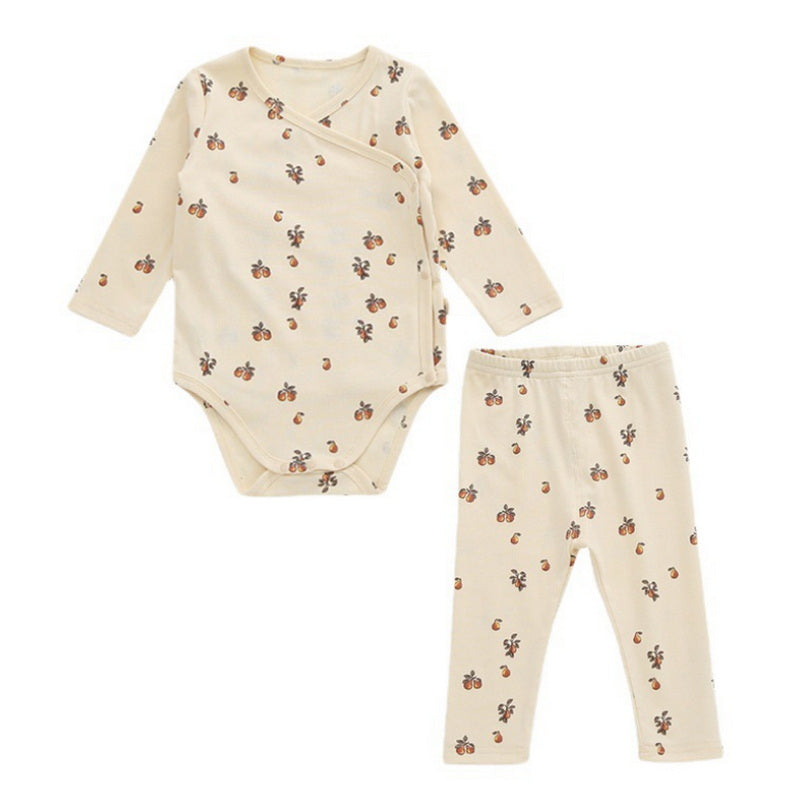 JUST FRUITS OR FLOWERS Two Piece Cotton Top and Pants Set (many variations)