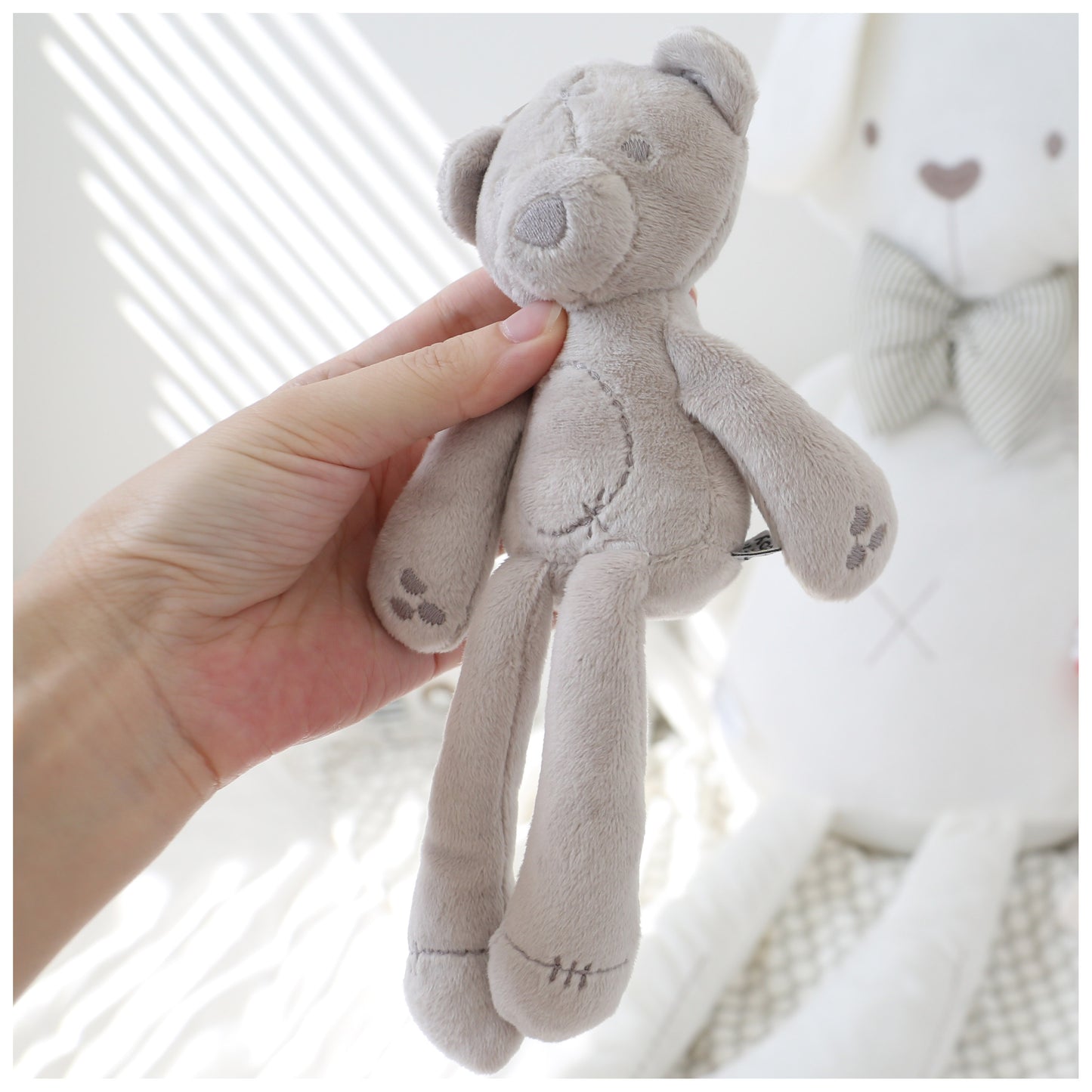 Soft Bunny or Bear Stroller Toy