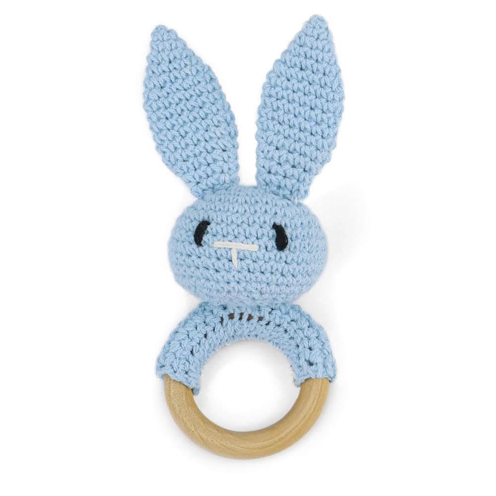 Handmade Crochet Rabbit Rattle
