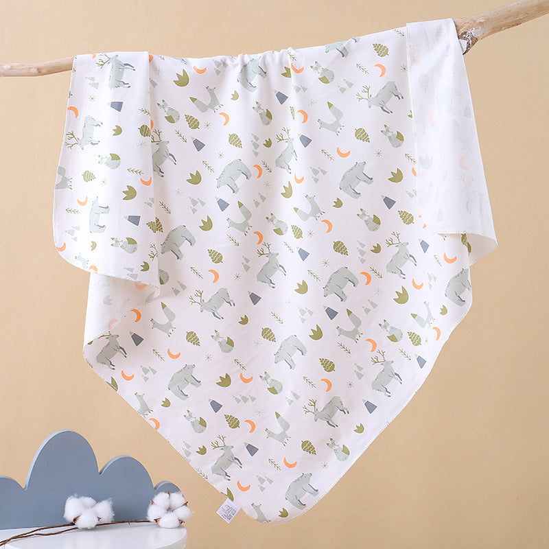 Soft and Stretchy Newborn Cotton Swaddle Blanket