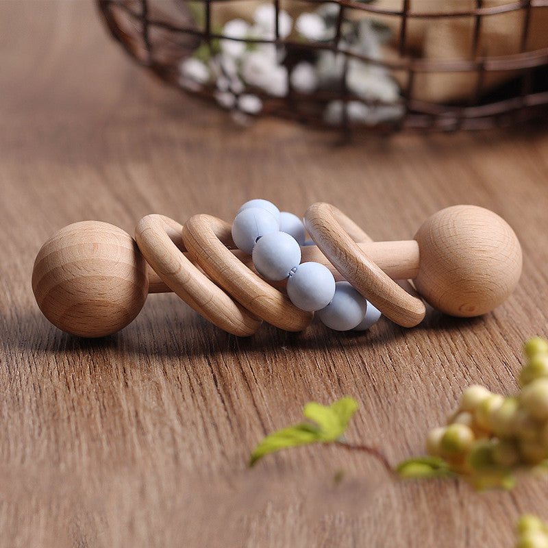 Newborn Baby Beech Wood Rattle