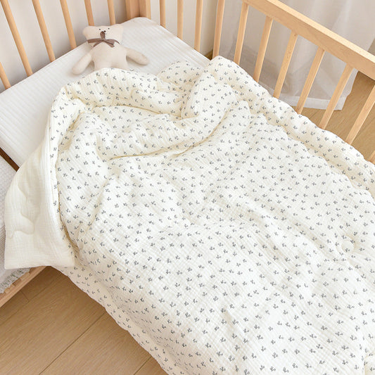 Plush Cotton Nursery Quilt