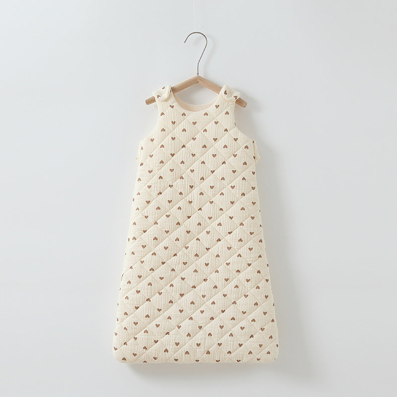 Earthy Cotton-padded Baby Sleeping Bag / Vest