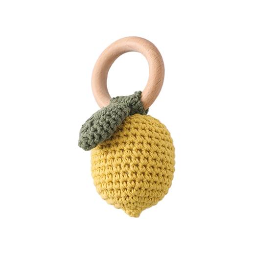 Just Fruits Handmade Crochet Rattle