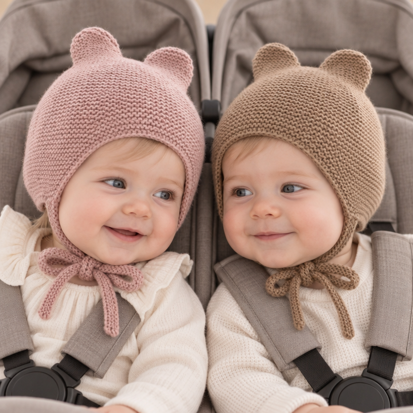 Little Ears Knitted Baby Hat