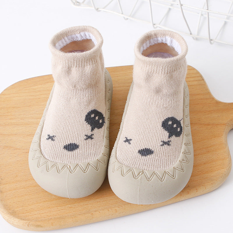 Baby Toddler Sock Shoes Rubber Sole