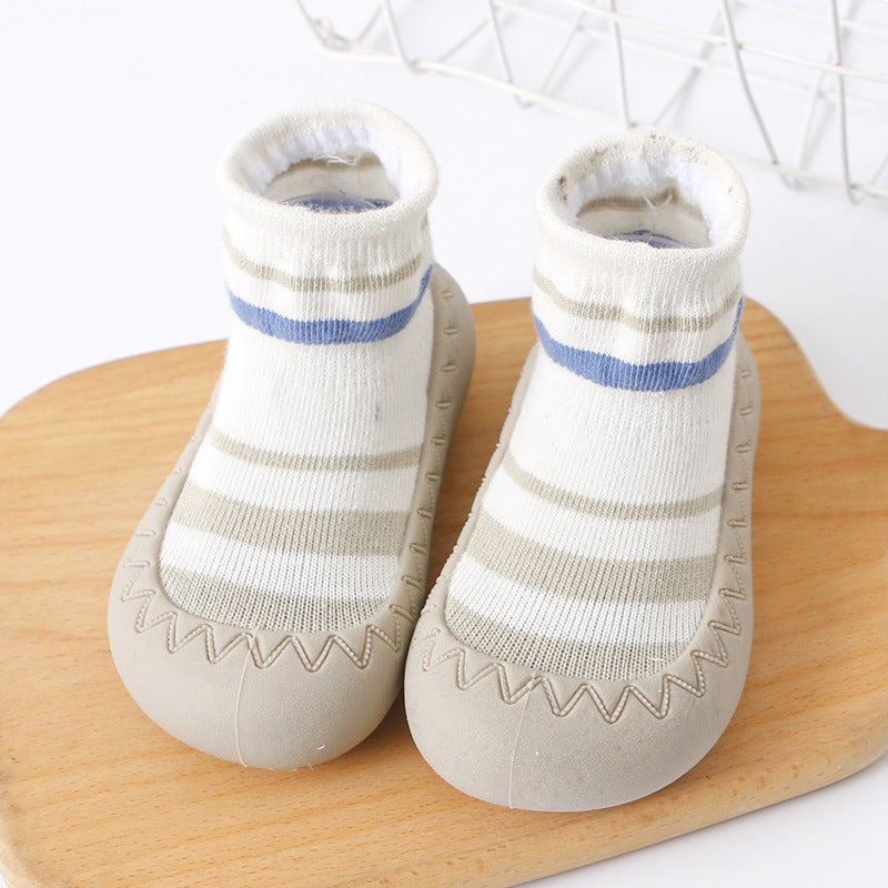 Baby Toddler Sock Shoes Rubber Sole