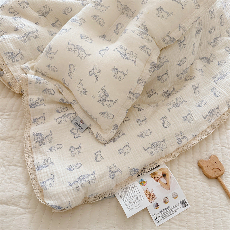 Dreamy Animals Neutral Gender Cotton Baby Quilts