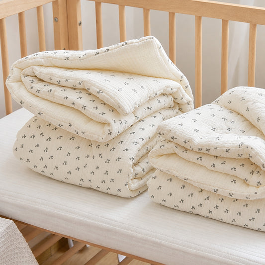 Plush Cotton Nursery Quilt Comforter