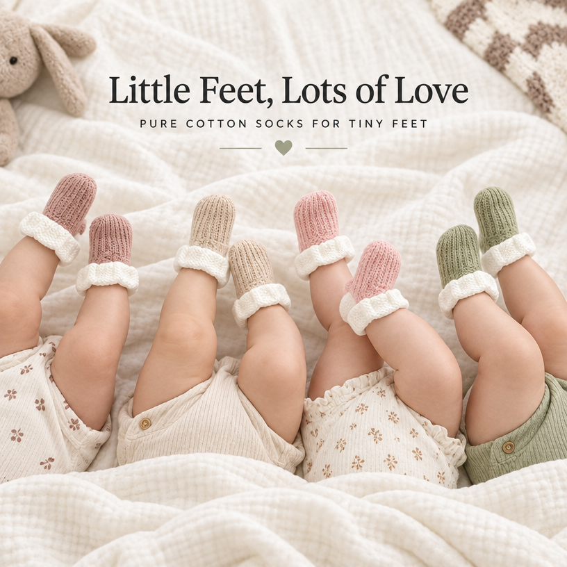 Cosy Ruffles Knitted Baby Socks