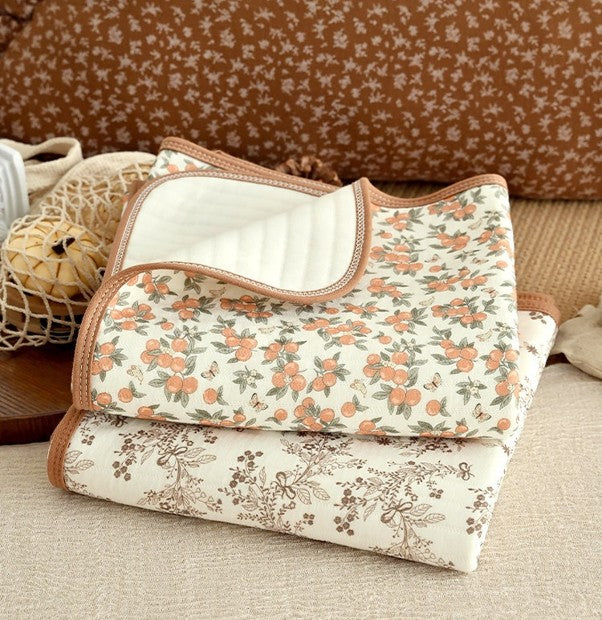 Newborn Earthy Cotton Swaddle and Stroller Blanket