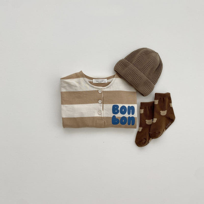 Striped Cotton Romper for Boys