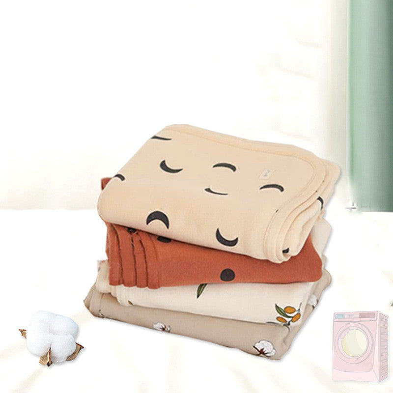 Fruits and Moon Newborn Soft Stretchy Cotton Blanket