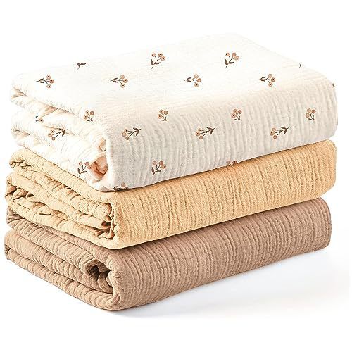 Cuddle Comfort 3-Piece Muslin Set FOR GIRLS