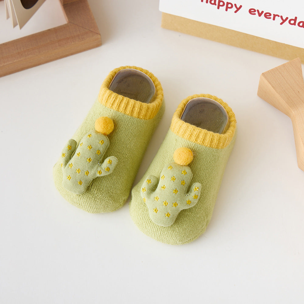 JUST EARTHY thick fluffy terry cotton socks