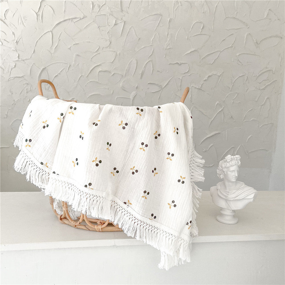 JUST FRUITS AND FLOWERS Light Cotton Blanket Wrap