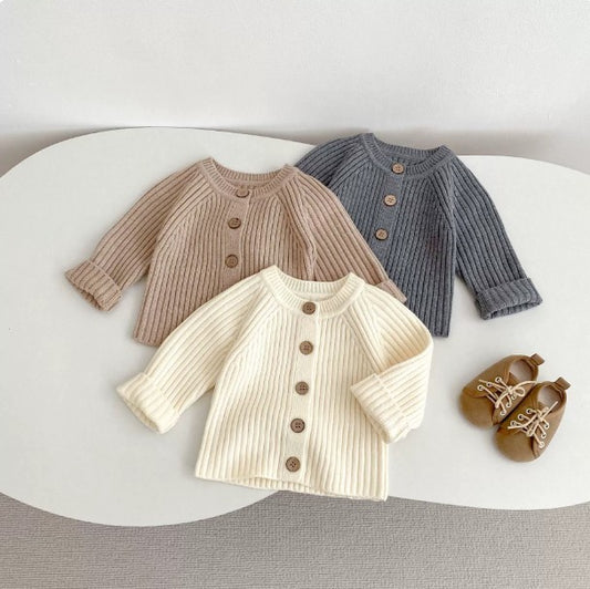 Timeless Winter Button Up Sweater