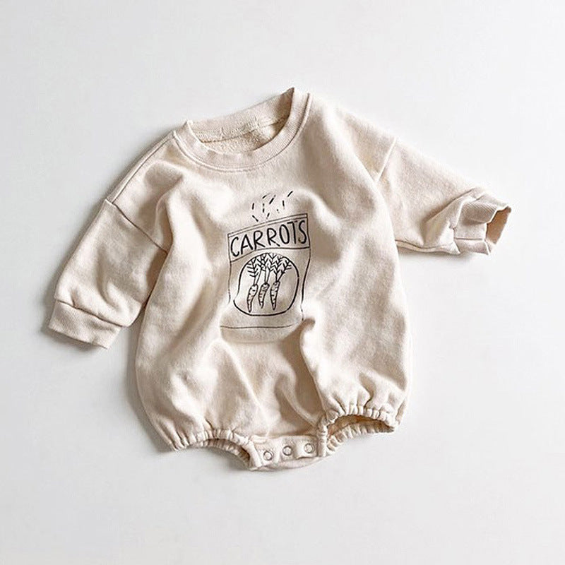 Super Soft Cotton Long Sleeve Romper