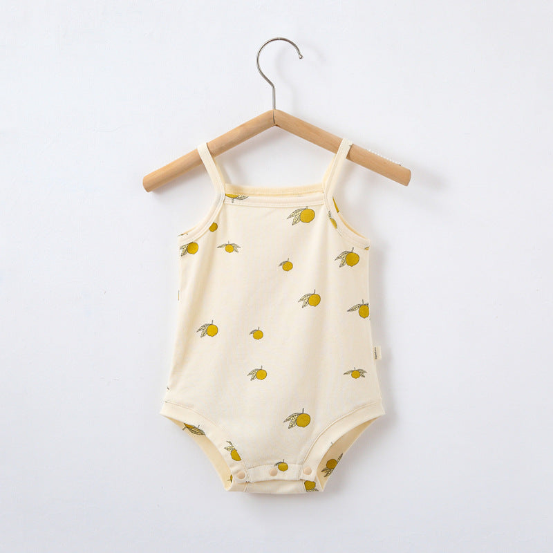 FRUITS OR FLOWERS Summer Cotton Romper