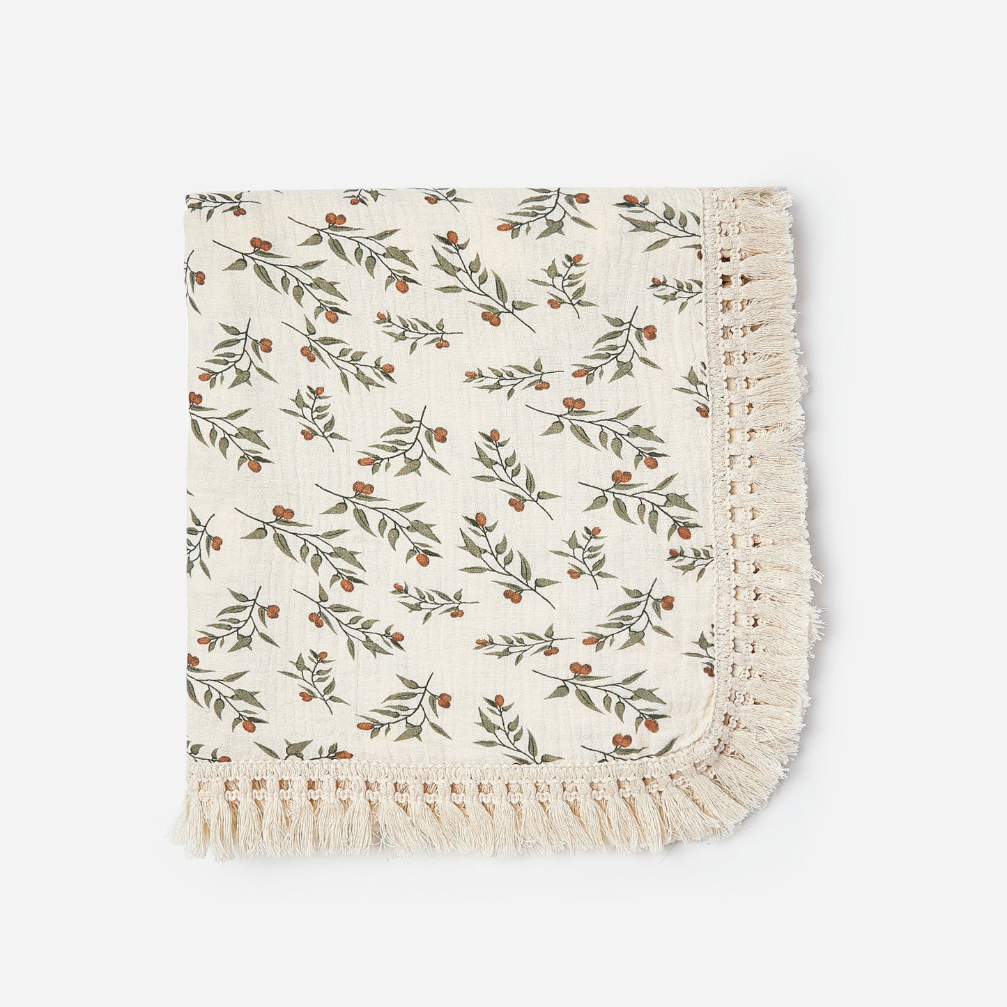 Cool Summer Cotton Tassel Blanket