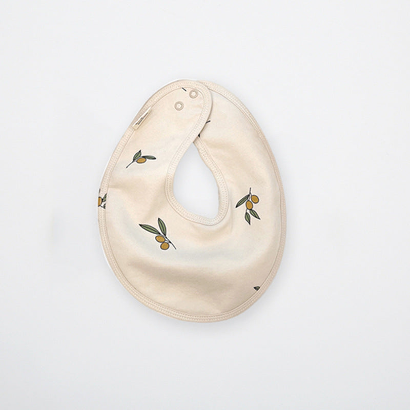 JUST FRUITS OR FLOWERS Cotton Baby Bib