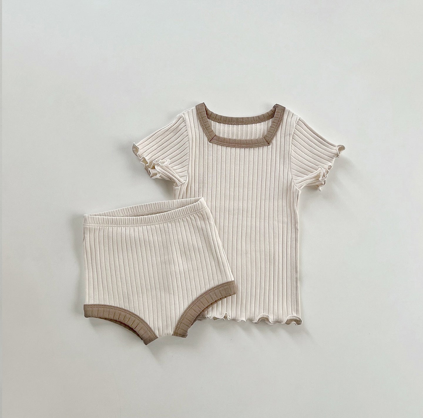 Earthy Summer Cotton Tee and Shorts