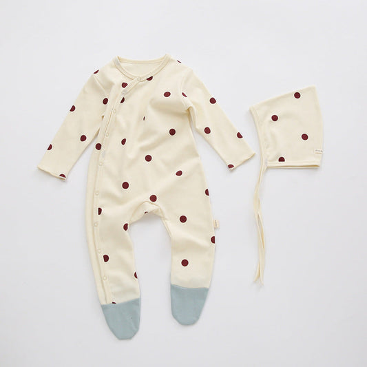 Cotton Full Body Romper and Hat