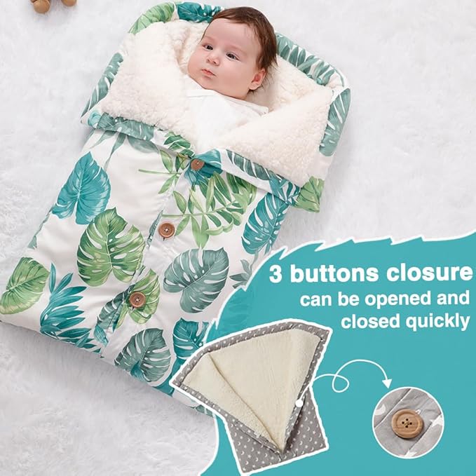 Warm Winter Cotton Fleece Stroller Sleeping Bag
