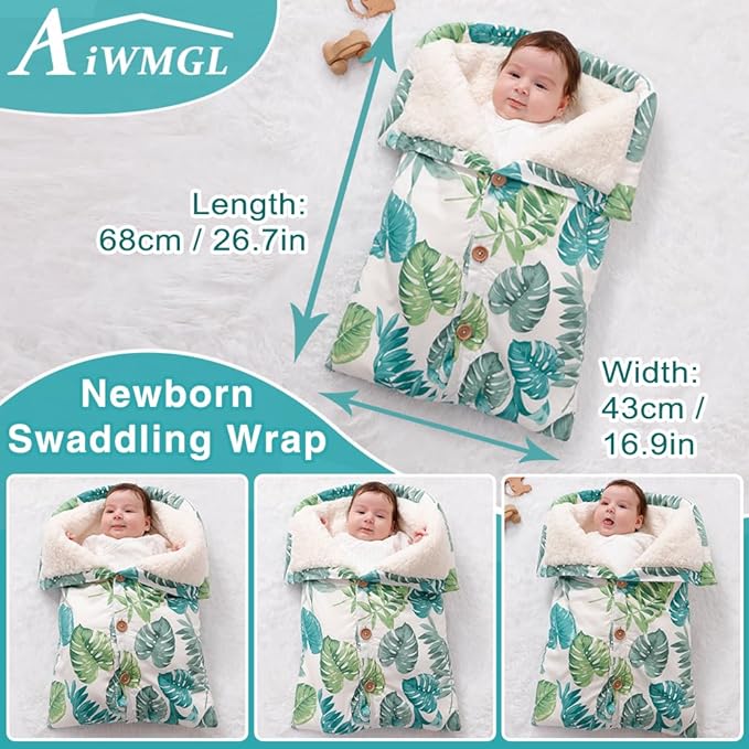 Warm Winter Cotton Fleece Stroller Sleeping Bag